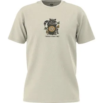 Pánské oblečení Tričko Vans THRIVING RACCOON SS TEE Antique White velikost XL