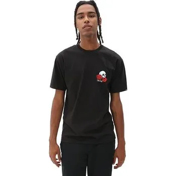 Pánské oblečení Tričko Vans ROSE BED SS Black velikost M