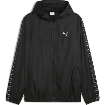 Pánská bunda Puma ESSENTIALS TAPE WINBREAKER S Černá, Bílá