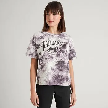 Tričko Kathmandu TIE DYE FINDING FRONTIERS WMNS O52-Light Quart velikost S
