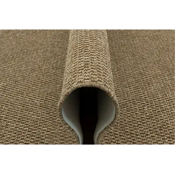 Koberec KOBEREC SMYČKOVÝ HNĚDÝ BÉŽOVÝ DO LOŽNICE NA MÍRU RUBENS 200x200 cm