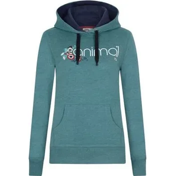 Pánské oblečení Mikina Animal RESTING SANDS Teal Blue Marl velikost 08