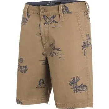 Pánské kraťasy šortky Rip Curl RETRO SCENE WALKSHORT 19" Covert velikost 34