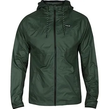 Bunda Hurley PROTECT SOLID JACKET Vintage Green velikost M
