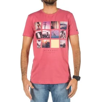 Pánské tričko Tričko Rip Curl INSTASEARCH S/S TEE Slate Rose velikost S