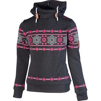 Chlapecká mikina Mikina Rehall ISABELLE JR. Black Melange velikost 140