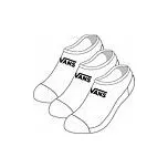 Ponožky Vans CLASSIC KICK Rox White velikost 9.5-13