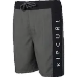 Plavky Rip Curl SEMI-ELASTICATED AUTHENTIC 19" Charcoal velikost XL