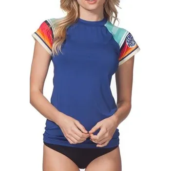 Dámské oblečení Lykra Rip Curl WETTY CAP SLEEVE Navy velikost 8