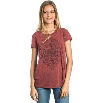 Pánské tričko Tričko Rip Curl CIERRO TEE Rosewood velikost S