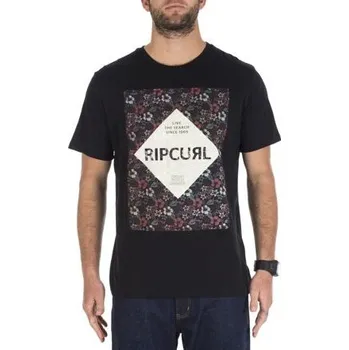 Pánské tričko Tričko Rip Curl HYPE SQUARE SS TEE Black velikost M