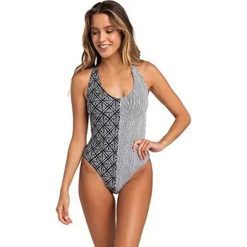 Dámské plavky Plavky Rip Curl COAST TO COAST ONE PIECE Black velikost XL