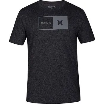 Pánské tričko Tričko Hurley SIRO NATURAL S/S Black Heather velikost XL