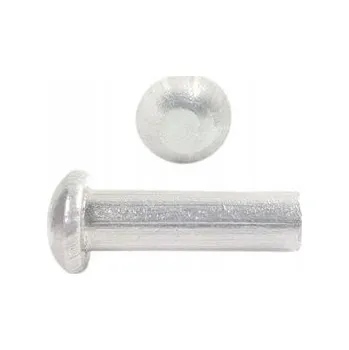 Nýt 3x12 Hliníkové nýty s kulovou hlavou DIN 660, 1000 ks