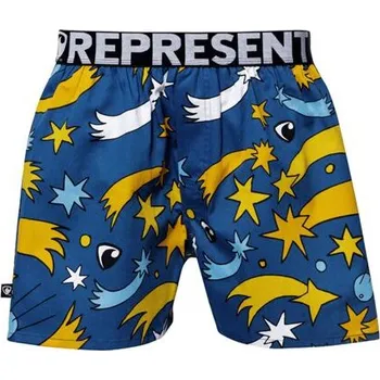 Trenýrky Spodní prádlo Represent EXCLUSIVE MIKE FALLING STARS Blue velikost XL