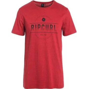 Tričko Rip Curl ROUNDED SS TEE Pompeian Red Ma velikost XXL