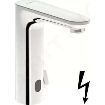 Vodovodní baterie Hansa Electra Termostatická elektronická umyvadlová baterie, síťové napájení, Bluetooth, chrom, 93631129