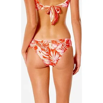 Dámské oblečení Plavky Rip Curl SUN RAYS CHEEKY PANT Red velikost S
