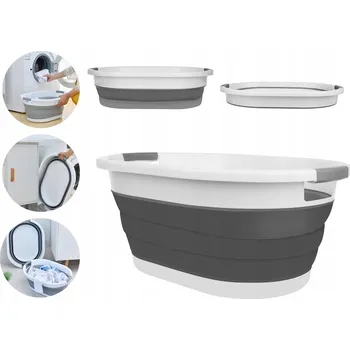 Składana Miska Na Pranie Silikonowa 25L Nádoba