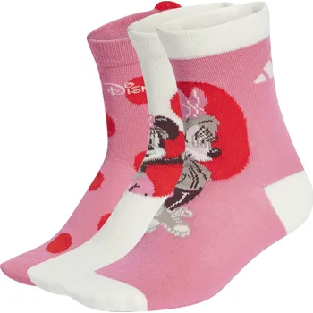 Dívčí oblečení Dětské Ponožky ADIDAS LK DY MI 3PP JH3267 – Růžová 22-25