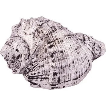 Mušle, stříbrná, 7x4,5x3,3cm (DOPRODEJ)|Ego Dekor