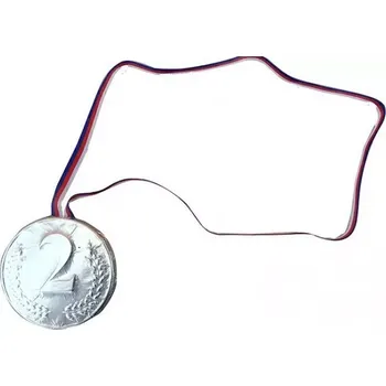 Cukrovinka Fikar Stříbrná Čokoládová medaile '2' 40g (Fikar Stříbrná Čokoládová medaile '2' 40g)