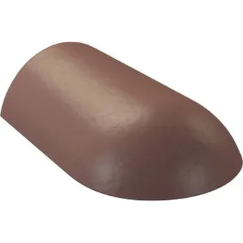 Střešní krytina Hřebenáč koncový KM BETA hladký Elegant – hnědá