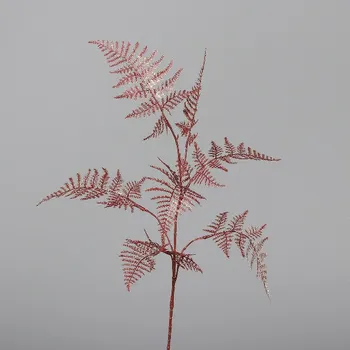 umělá květina Dekorace Kapradina, červená/zlatá, 88cm|Ego Dekor