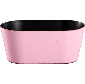 Obal na květináč Obal na květináč, oválný, růžová, 27,5x15x11,8cm (DOPRODEJ)|Ego Dekor