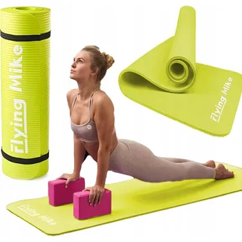 podložka na cvičení Podložka na cvičení Flying Mike 180 cm x 61 cm zelená