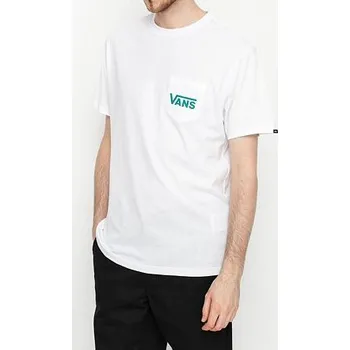 Pánské oblečení Tričko Vans OTW CLASSIC White/Porcelain Green velikost XL