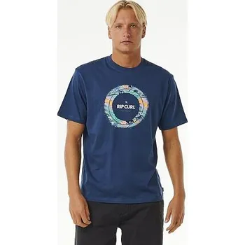 Pánské tričko Tričko Rip Curl FILL ME UP TEE Washed Navy velikost L