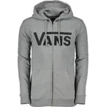 Mikina Vans VANS CLASSIC ZIP HOODIE II Cement Heather/Black velikost XL