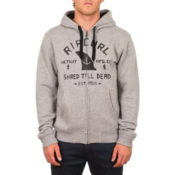 Pánská mikina Mikina Rip Curl FIN SOUP HZ FLEECE Cement Marle velikost L