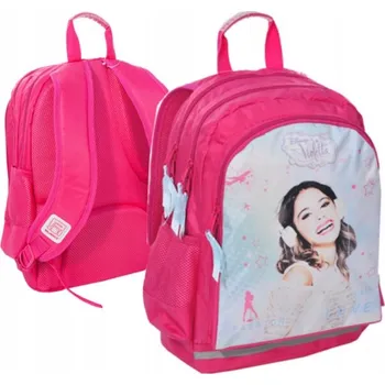 Školní batoh Školní batoh vícekomorový Violetta Paso modrý, růžový, vícebarevný