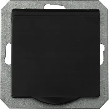 Elektrická zásuvka Elektrická Zásuvka nástěnná černá