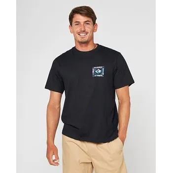 Pánské tričko Tričko Rip Curl RIPCURL X BA BAPT PHOTOPRINTEE Black velikost L