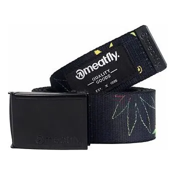 Čepice Pásek Meatfly CONAN BELT Rasta Leafs velikost O/S