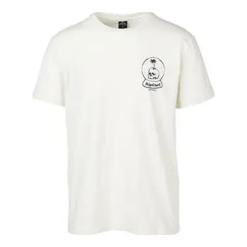 Tričko Rip Curl LAZY SKULL SS TEE Light Gray velikost L