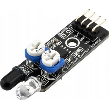Infračervený odrazový senzor vzdálenosti, detektor překážek
