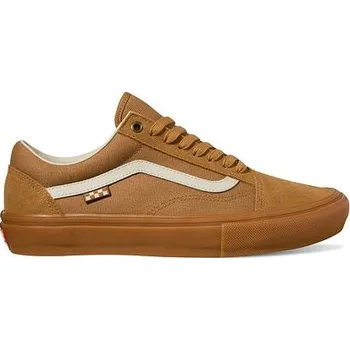 Pánská móda Boty Vans MN SKATE OLD SKOOL Light Brown/Gum velikost 46.0