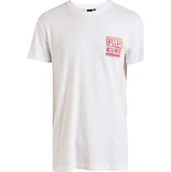Pánská móda Tričko Rip Curl TIKKI SS TEE Optical White velikost XL