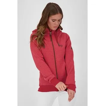 Dámská mikina Mikina Alife and Kickin YASMINAK A Cranberry Melange velikost XS