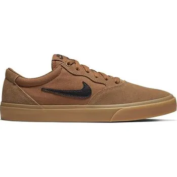 Pánské tenisky Boty Nike SB CHRON SOLARSOFT Lt British Tan/Black-Gum Lt Brown velikost 44.5