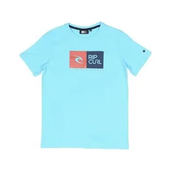 Dámské tričko Tričko Rip Curl RIPAWATU SS TEE Blue Atoll velikost 10