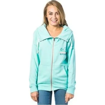 Dámské oblečení Mikina Rip Curl SUN AND SURF ZIP THROUGH FLEEC Aruba Blue velikost M