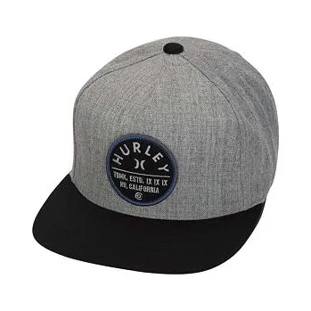 Čepice Kšiltovka Hurley UNION HAT Dk Grey Heather velikost O/S
