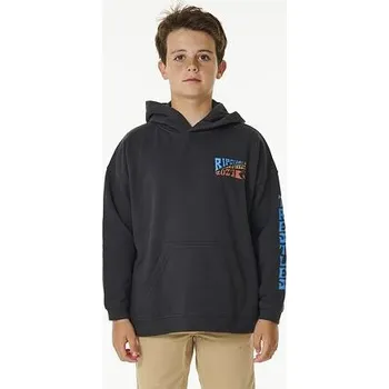 Chlapecká mikina Mikina Rip Curl WSL FINAL HOOD -KIDS Washed Black velikost 14