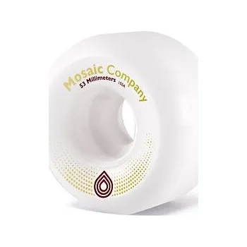 Kolečko na skateboard Skateboard kolečka Mosaic Company SKATE KOLA MOSAIC SQ DROP 53MM 102A White velikost 53MM
