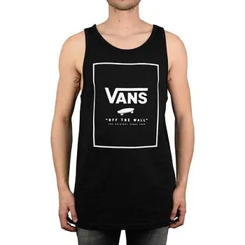 Tílko Vans PRINT BOX TANK Black/White velikost M